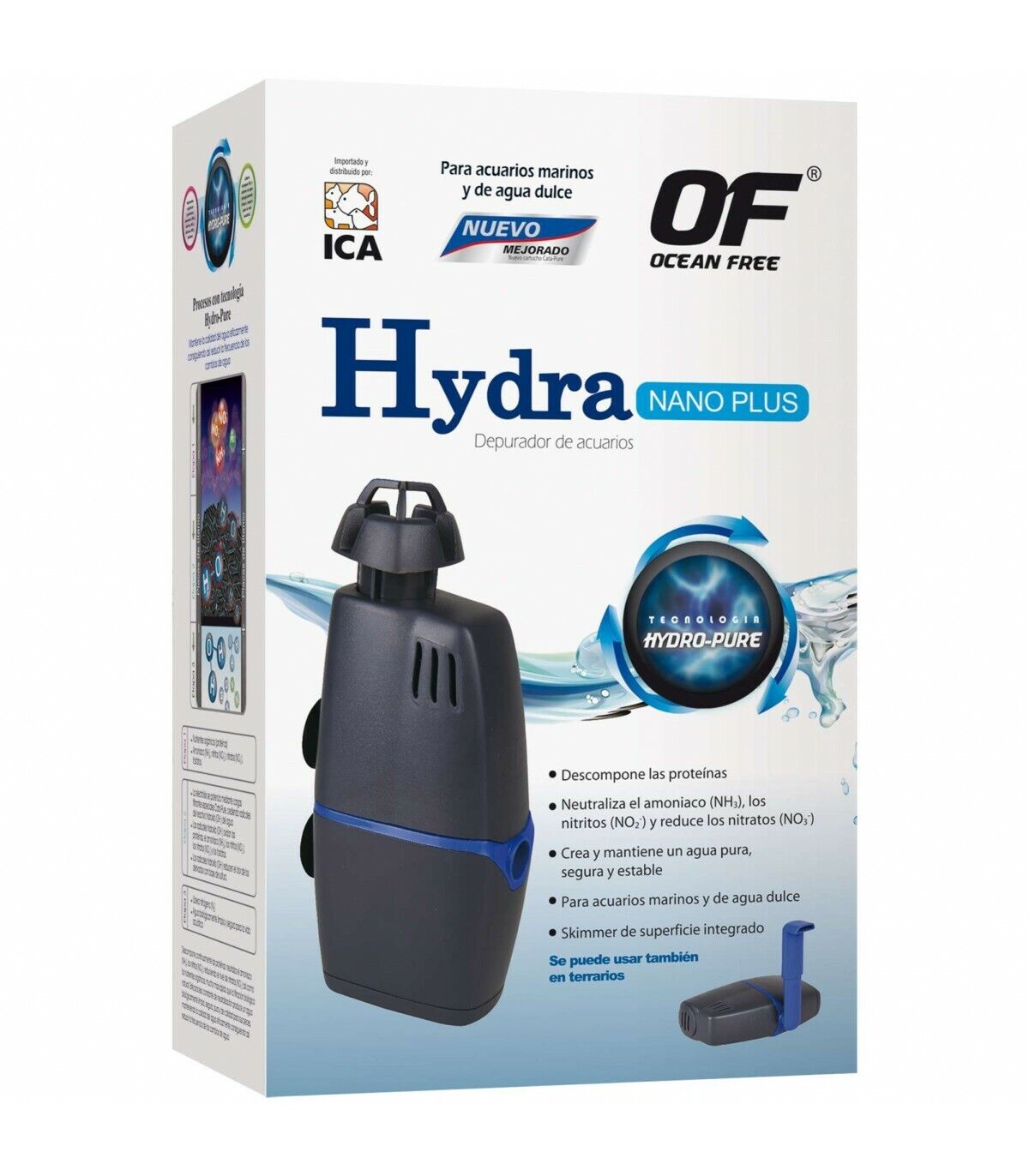 Di Ocean Free Hydra Nano Più Filtro per 50 L (12 Gallone) O Inferiori Acquario