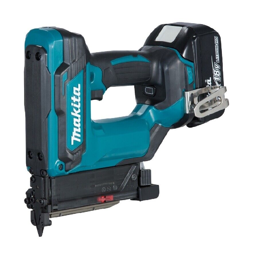 MAKITA DPT353RTJ spillatrice 18v 2 batterie 5ah spilli 23gauge lunghezza spil...