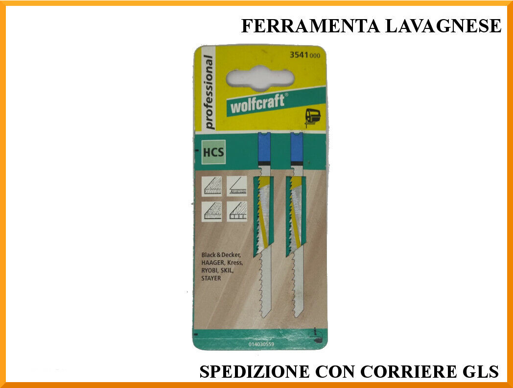 Lame attacco Black & Decker/Ryobi/Stayer/Kress/Haager seghetto alternativo 3541