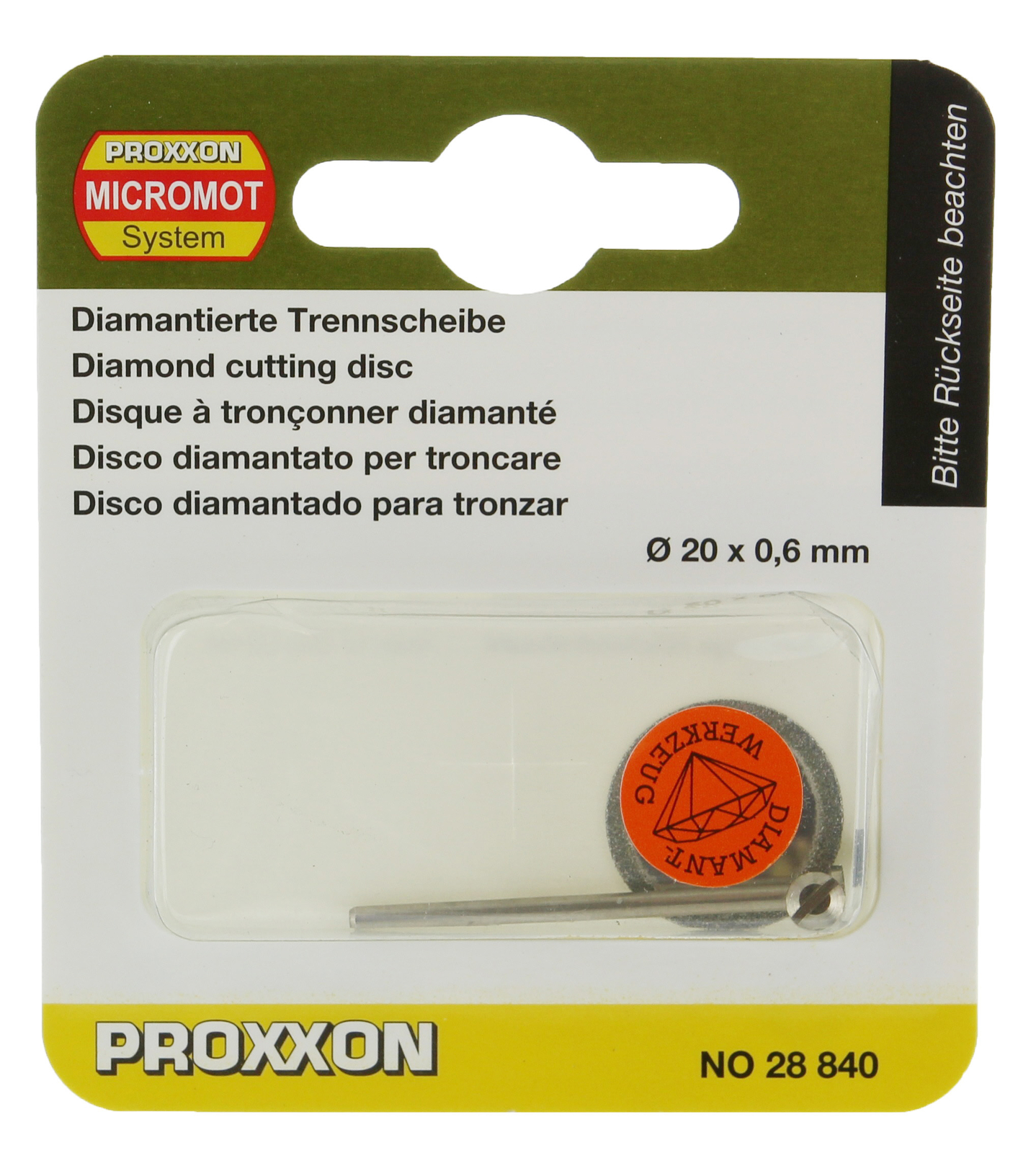 21056   PROXXON 28840 FIG.25 DISCO DIAMANTATO 20 MM