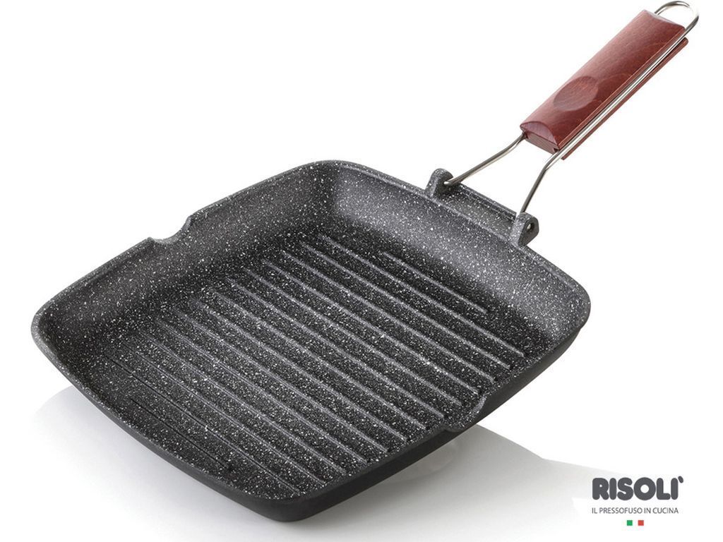 BISTECCHIERA ANTIADERENTE GRANITO QUADRA CM. 26X26 RISOLI'
