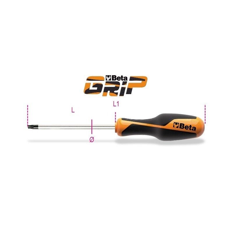 CHIAVI MASCHIO CON IMPUGNATURA PER VITI CON IMPRONTA TORX® T25 ART. 1267TX