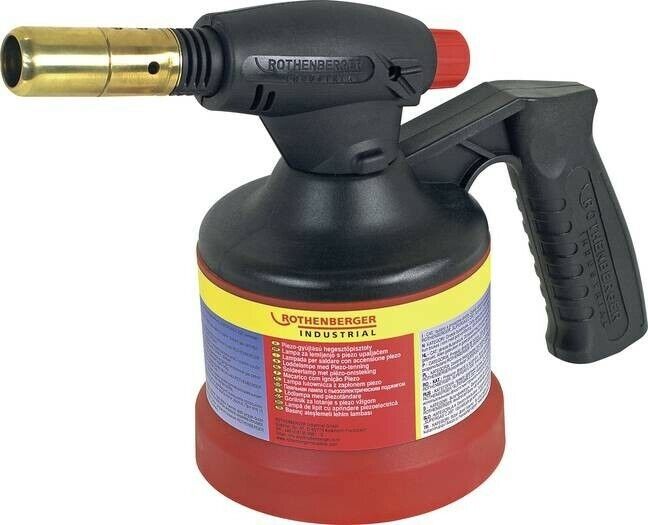 Rothenberger ROFLAME PIEZO 1800°C - Saldatore piezoelettrico x cartuccia butano 