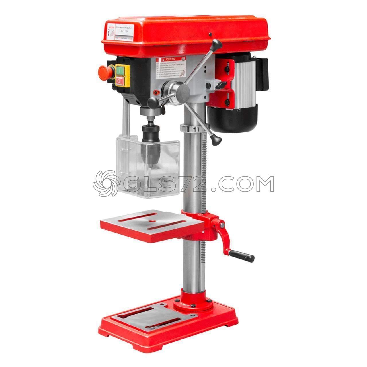 TRAPANO A COLONNA DA BANCO CON TRASMISSIONE A CINGHIA 230V 400W HOLZMANN SB4115N