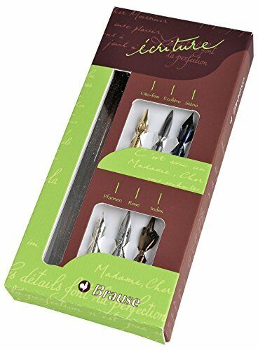 Brause 140B Cofanetto 6 Pennini, 17 x 8 x 2.2 cm (Y9n)