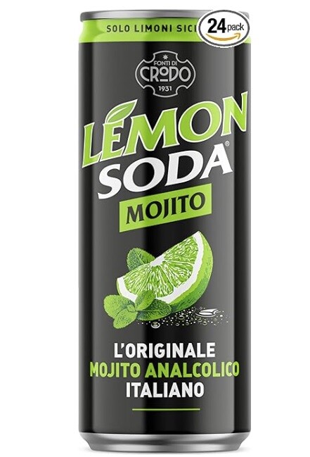 24x Mojito Lemonsoda L'Originale Soda in Lattina da 33cl 24x330ml