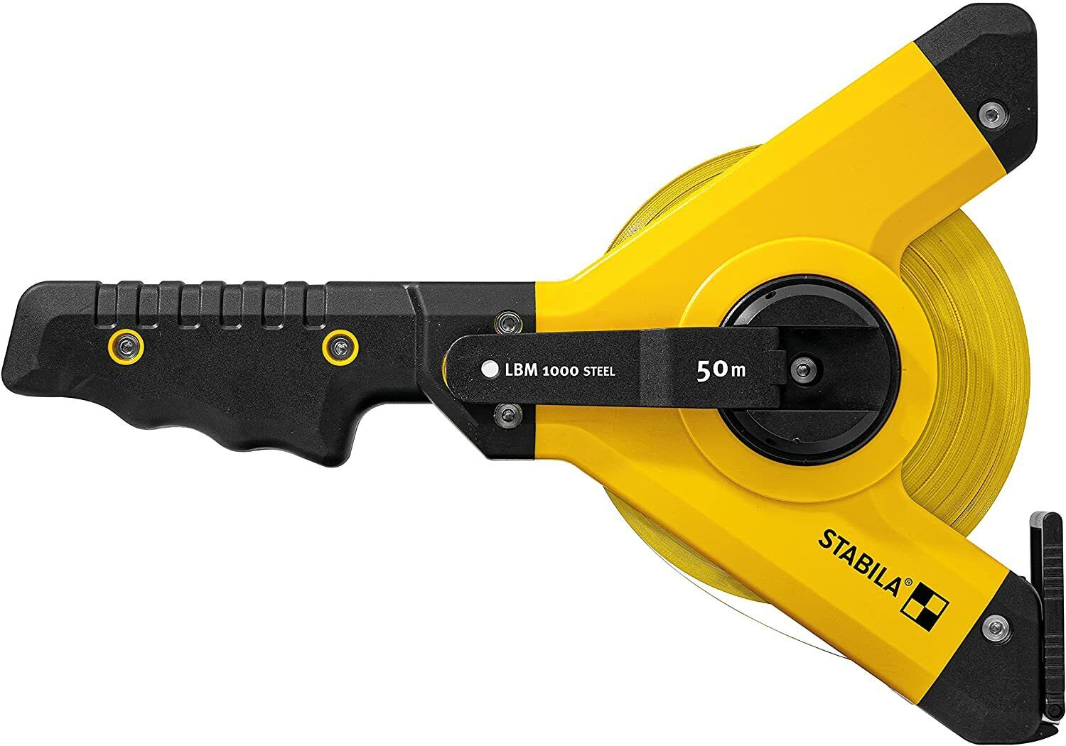 ROTELLA METRICA RULLINA MT. 50 METRO Nastro in FIBRA GIALLO LBM1000 STABILA