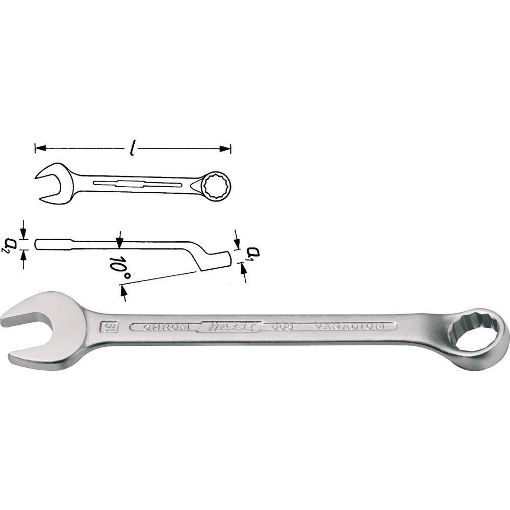 Hazet 603-10 603 Chiave combinata 10 mm