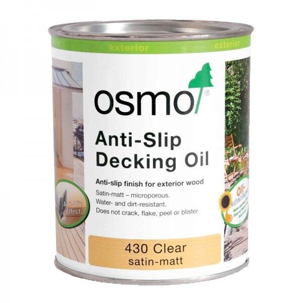 Osmo Anti-scivolo Tavolato Olio Trasparente 430 - 2.5 l Latta