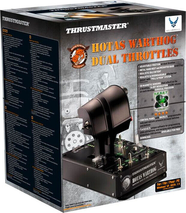 THRUSTMASTER Simulazione di Volo PC Nero HOTAS Warthog Dual Throttles 2960739