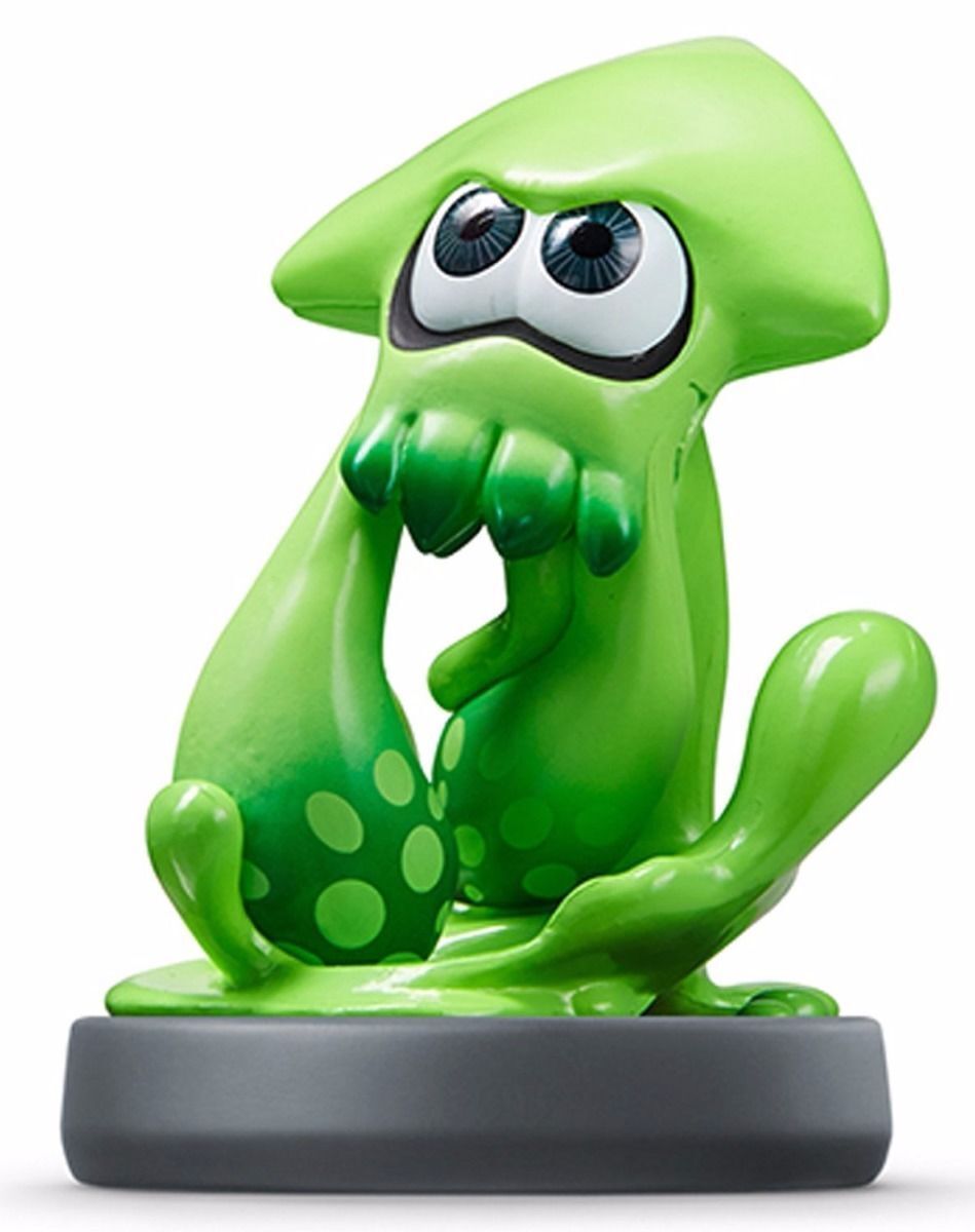 Nintendo Amiibo Inkling Calamari (Ika ) Splatoon 3DS Wii U Accessori Nuovo Japan