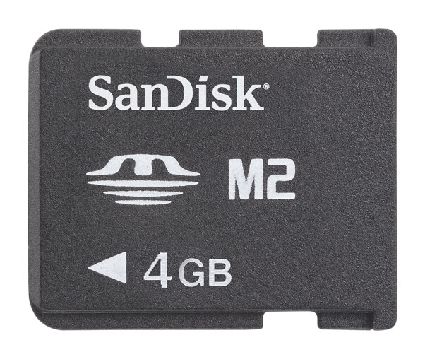 PSP Go! SanDisk Memory Stick Micro M2 4GB Card SANDISK
