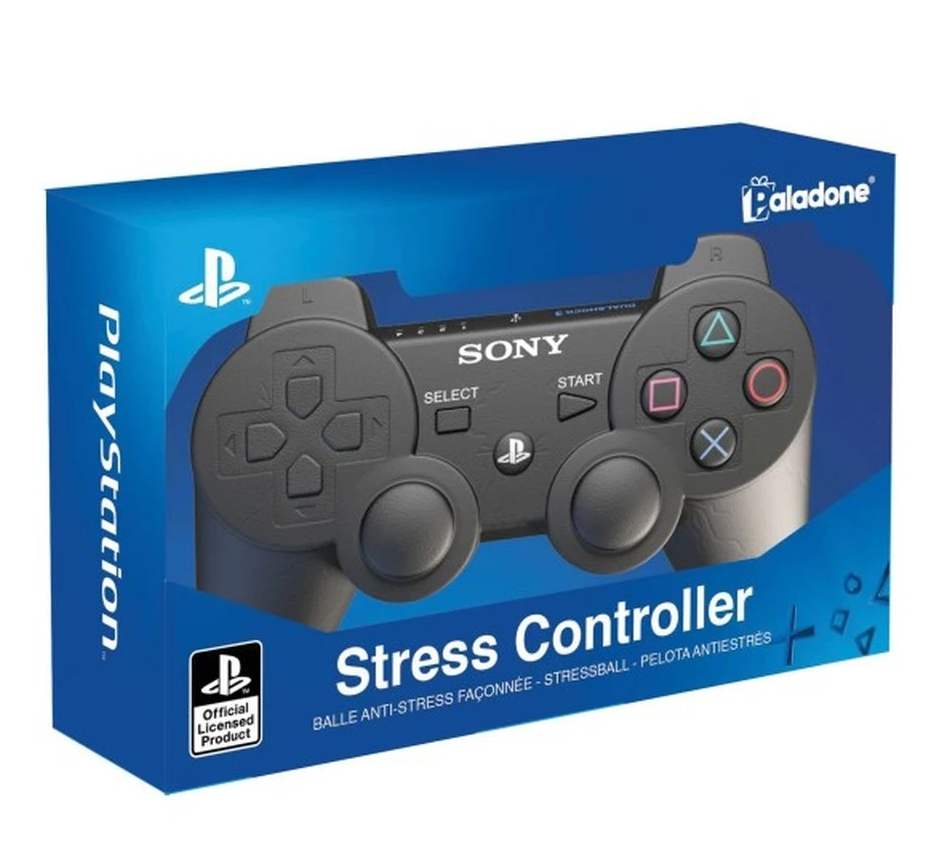 PALADONE UFFICIALE SONY CONTROLLER ANTISTRESS PLAYSTATION ESERCIZIO MANO UFFICIO