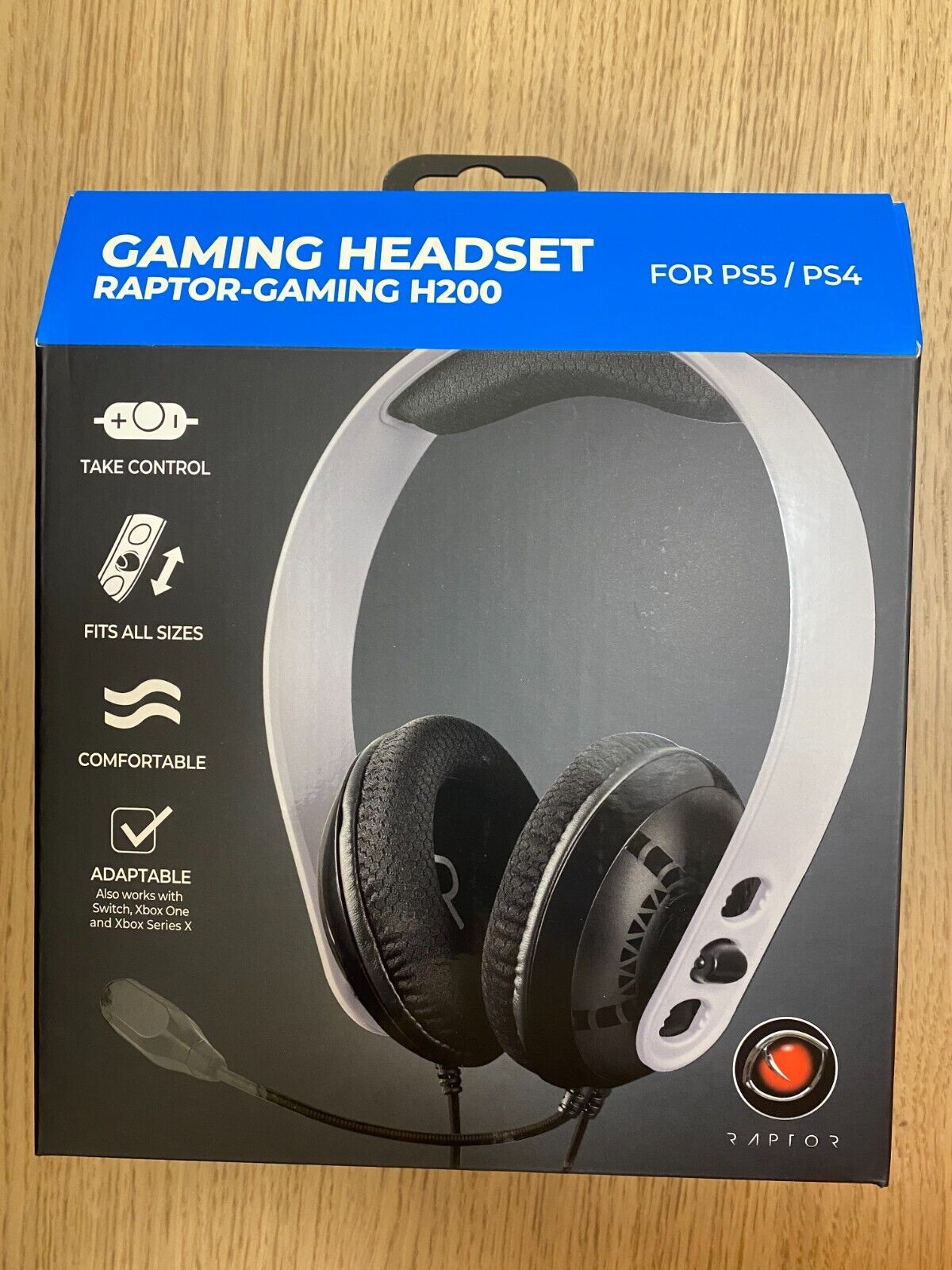 Gaming Headset Raptor-Gaming H200 PS5/PS4/SWITCH/XBOX SERIES X/XBOX ONE