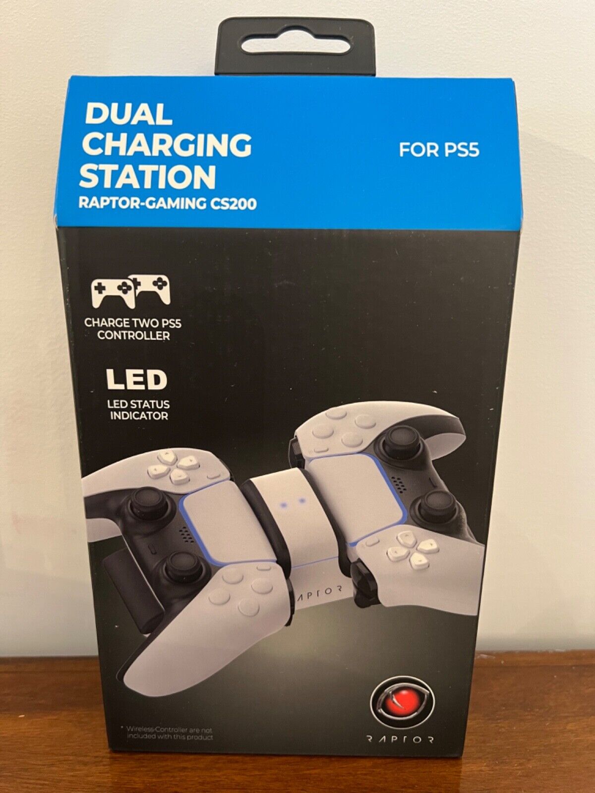 Dual Charging Station per Playstation 5 PS5 Controller  - RAPTOR Gaming CS200