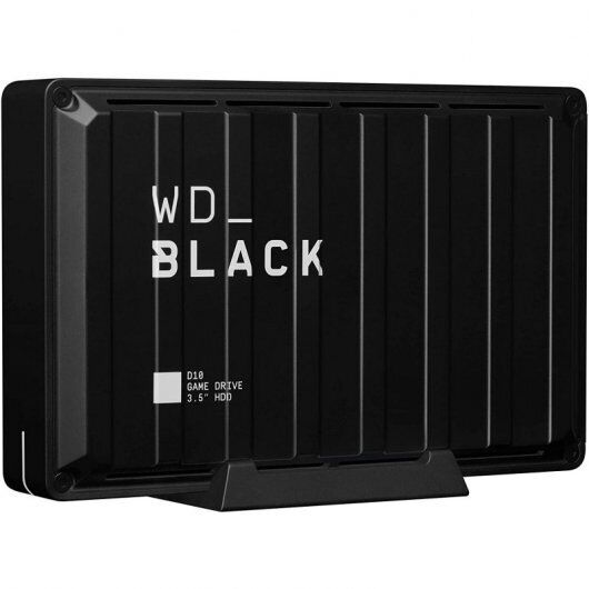 WD Black D10 Game Drive Disk Hard Disk 8TB USB 3.2 - Base di supporto
