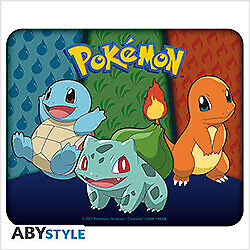 Pokemon Starters Kanto Mousepad Tappetino Mouse ABYSTYLE