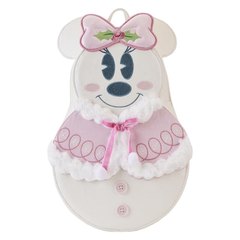 Loungefly Disney Minnie Mouse Pastel Snowman Mini Backpack (Sony Playstation 5)