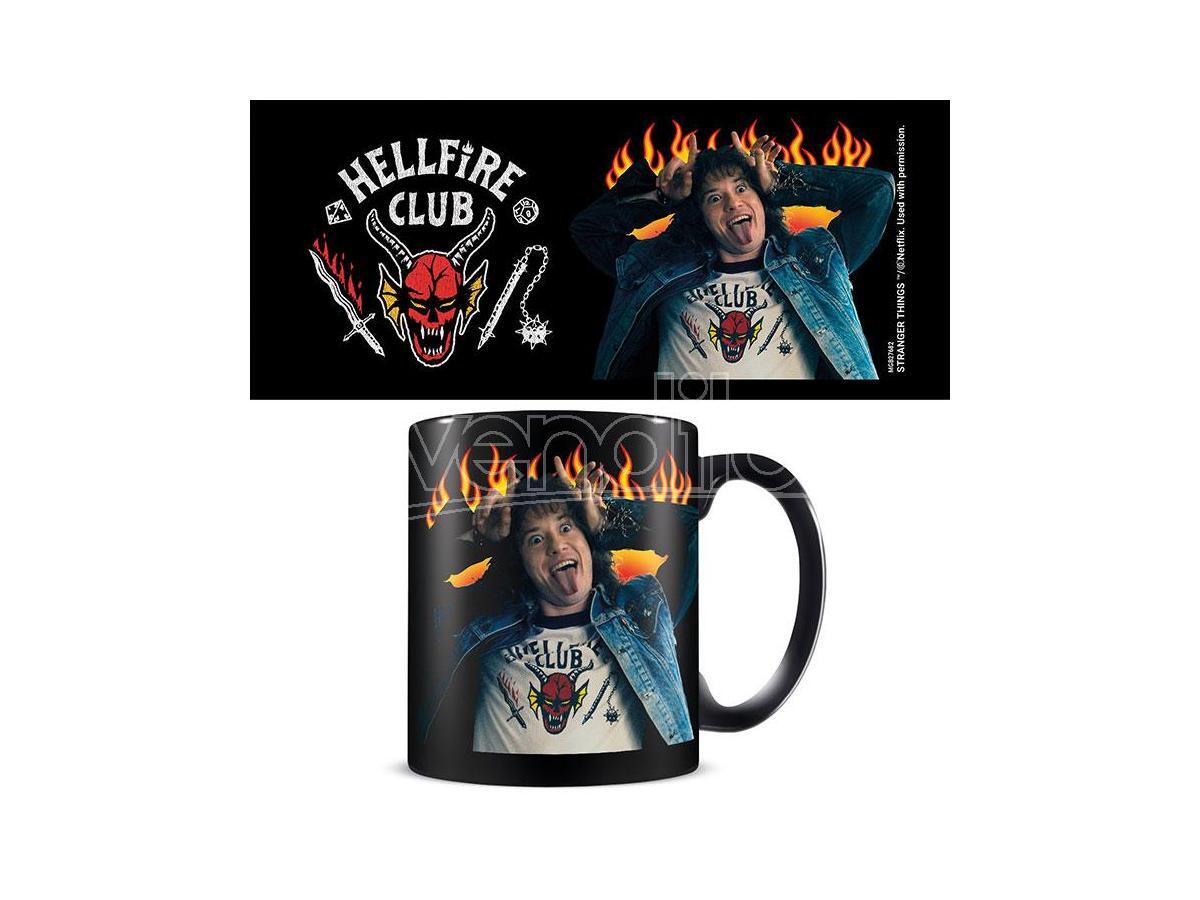 TAZZA STRANGER THINGS EDDIE HELLFIRE CLUB NERA TV SERIES STRANGER THINGS - GADGE