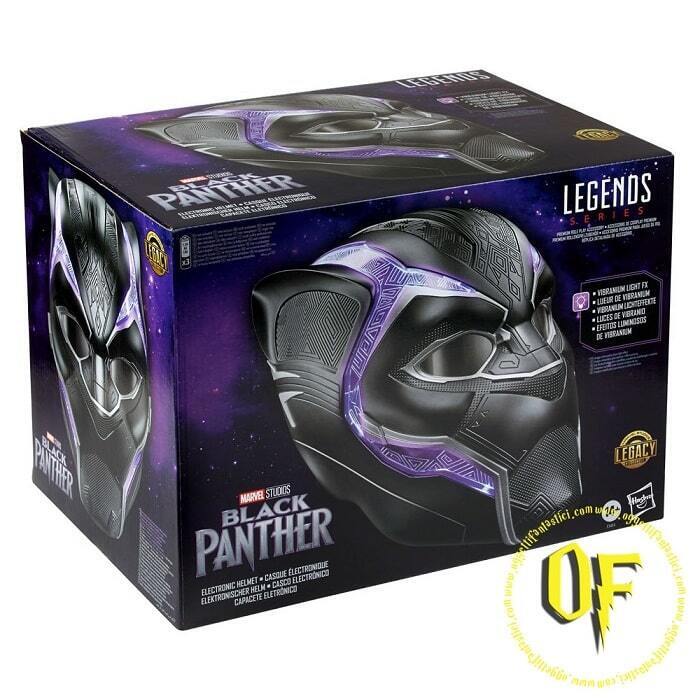 Marvel Legends - Black Panther casco elettronico replica Hasbro
