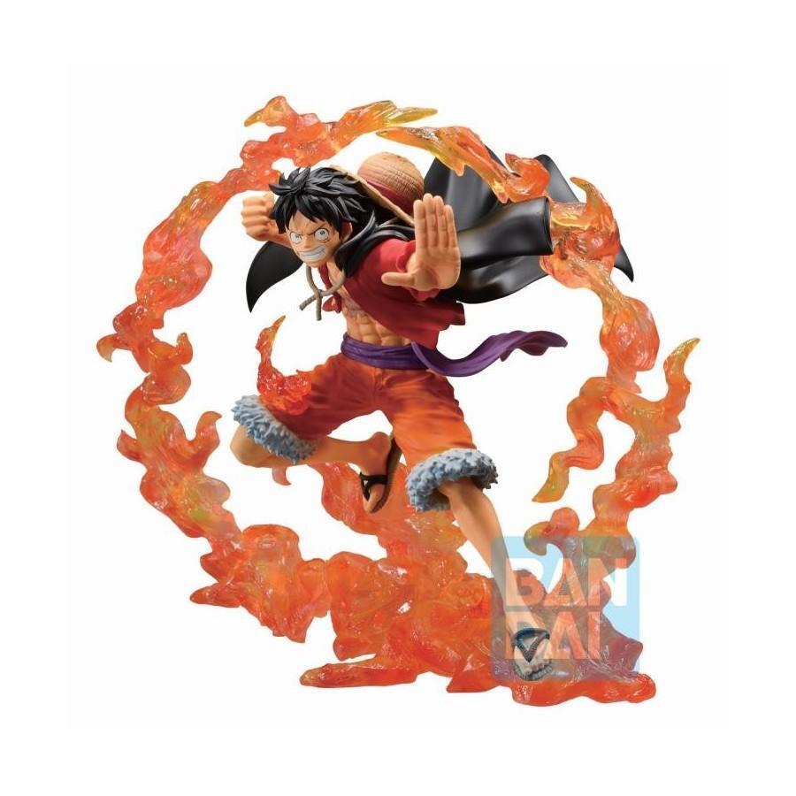 ONE PIECE - MONKEY D. LUFFY DUEL MEMORIES ICHIBANSHO FIGURE - BANPRESTO - NUOVO