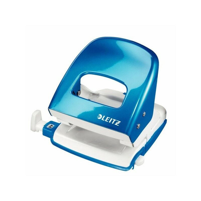 Perforatore LEITZ 5008 - AZZURRO metallizzato - 50082036 in acciaio