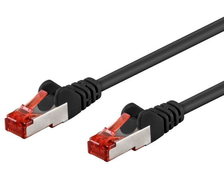 INTELLINET Cavo di rete Patch in rame Cat. 6 Nero SFTP 3 m