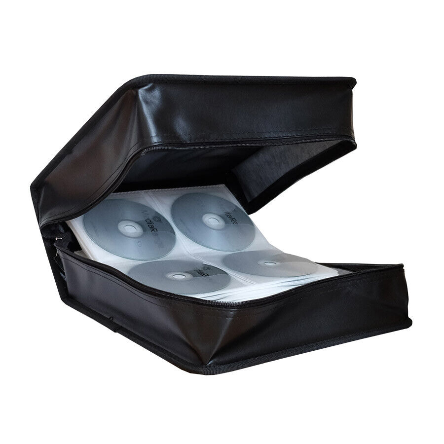 MediaRange Custodia Nera Wallet per 400 DVD BD o CD BOX95 BOX95