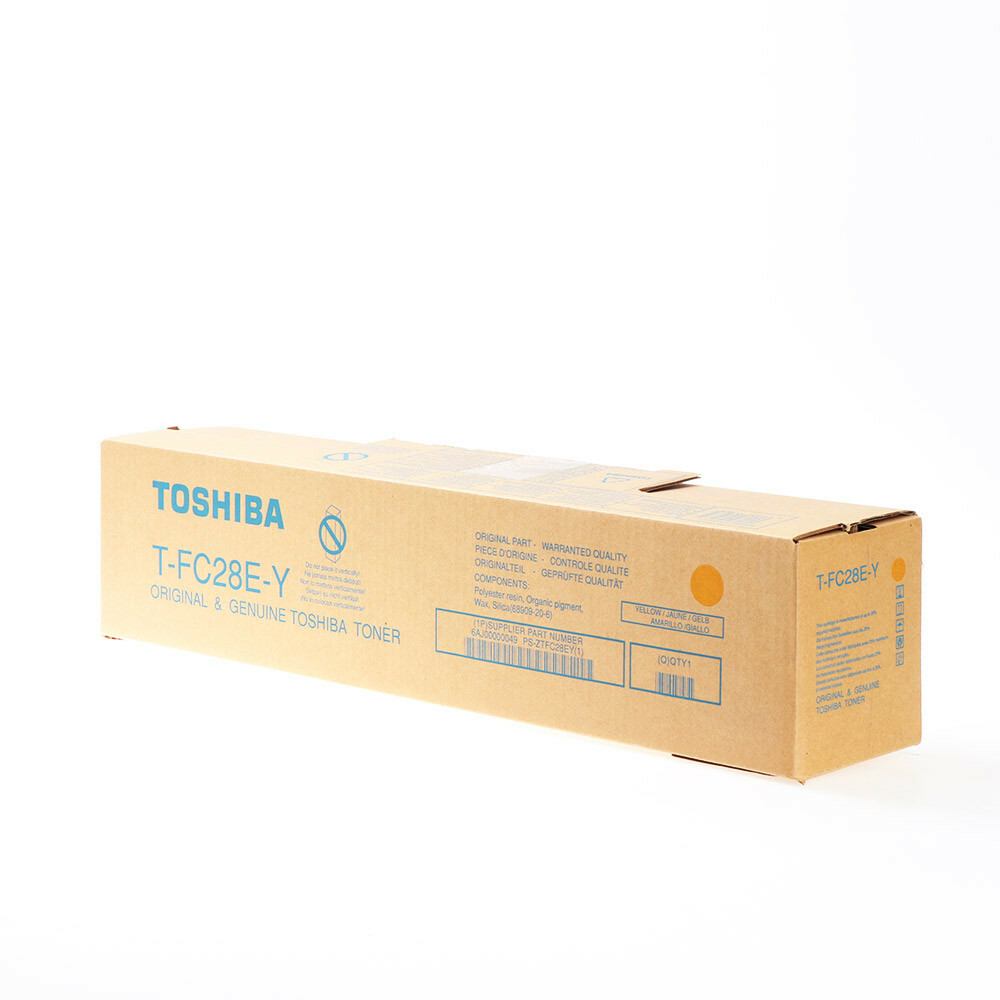 TOSHIBA T-FC28E-Y TONER ORIGINALE GIALLO 24.000 pag 6AJ00000046 NUOVO