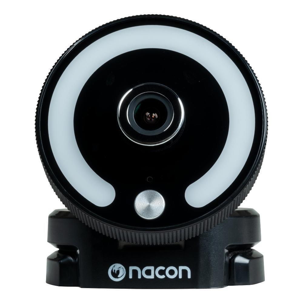 Webcam Full HD Anello Luminoso Supporto Regolabile Nero PCWEBCAMRL Nacon