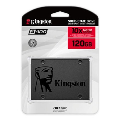 HARD DISK KINGSTON A400 2,5" SSD 120GB SA400S37/120G SATA Rev. 3.0 (6Gb/s) SATA