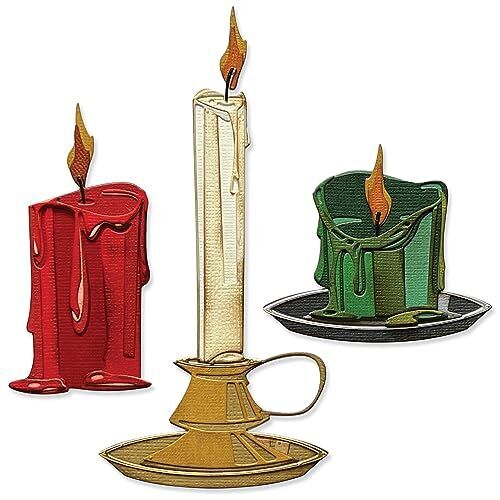 Set di Fustelle Thinlits, 23 pezzi, Candleshop Colorize di Tim Holtz (p9m)