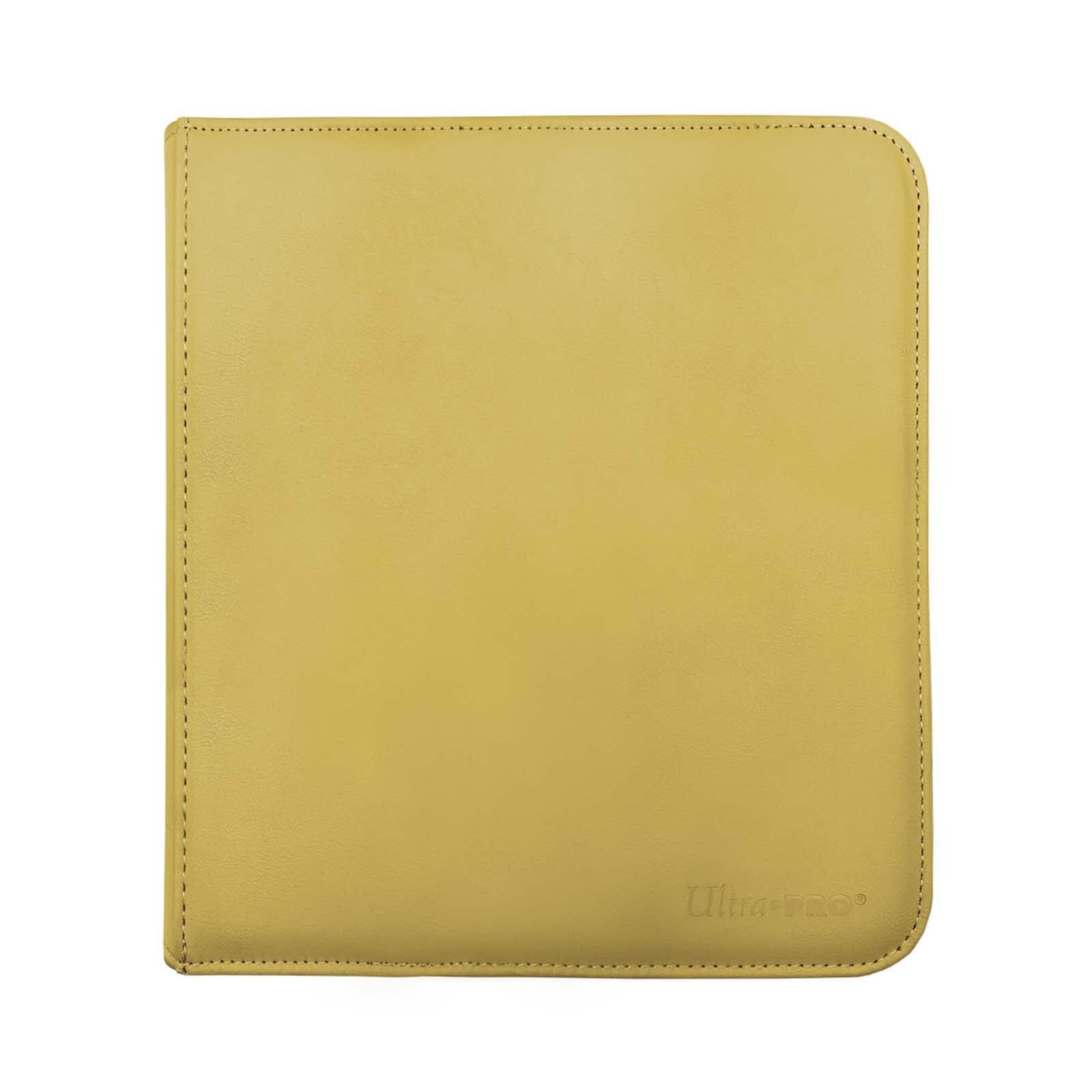 Ultra Pro - 12 Pocket Zippered Pro Binder - Yellow Yellow / Yellow