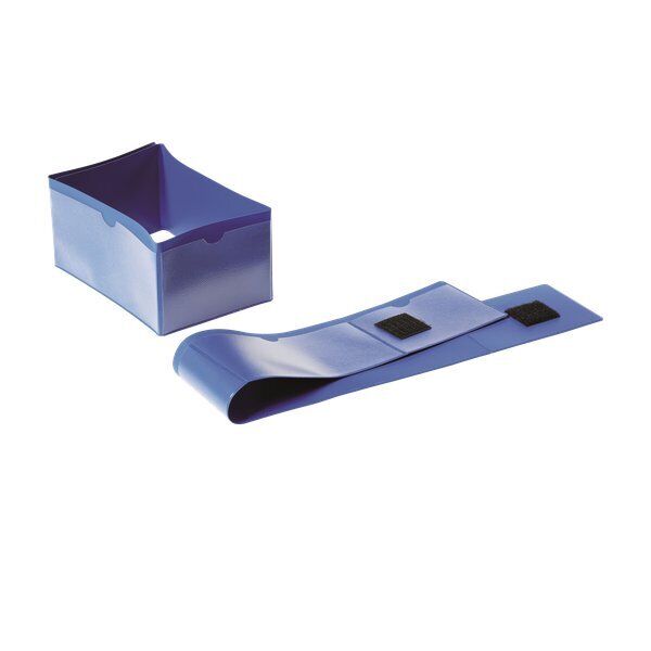 Buste a fascia DURABLE per piede pallet polipropilene blu scuro 145 x 75mm conf.