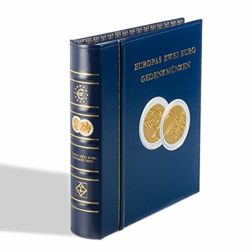 Leuchtturm 343381 Coin Album Classic-OPTIMA European 2-Euro (j1v)