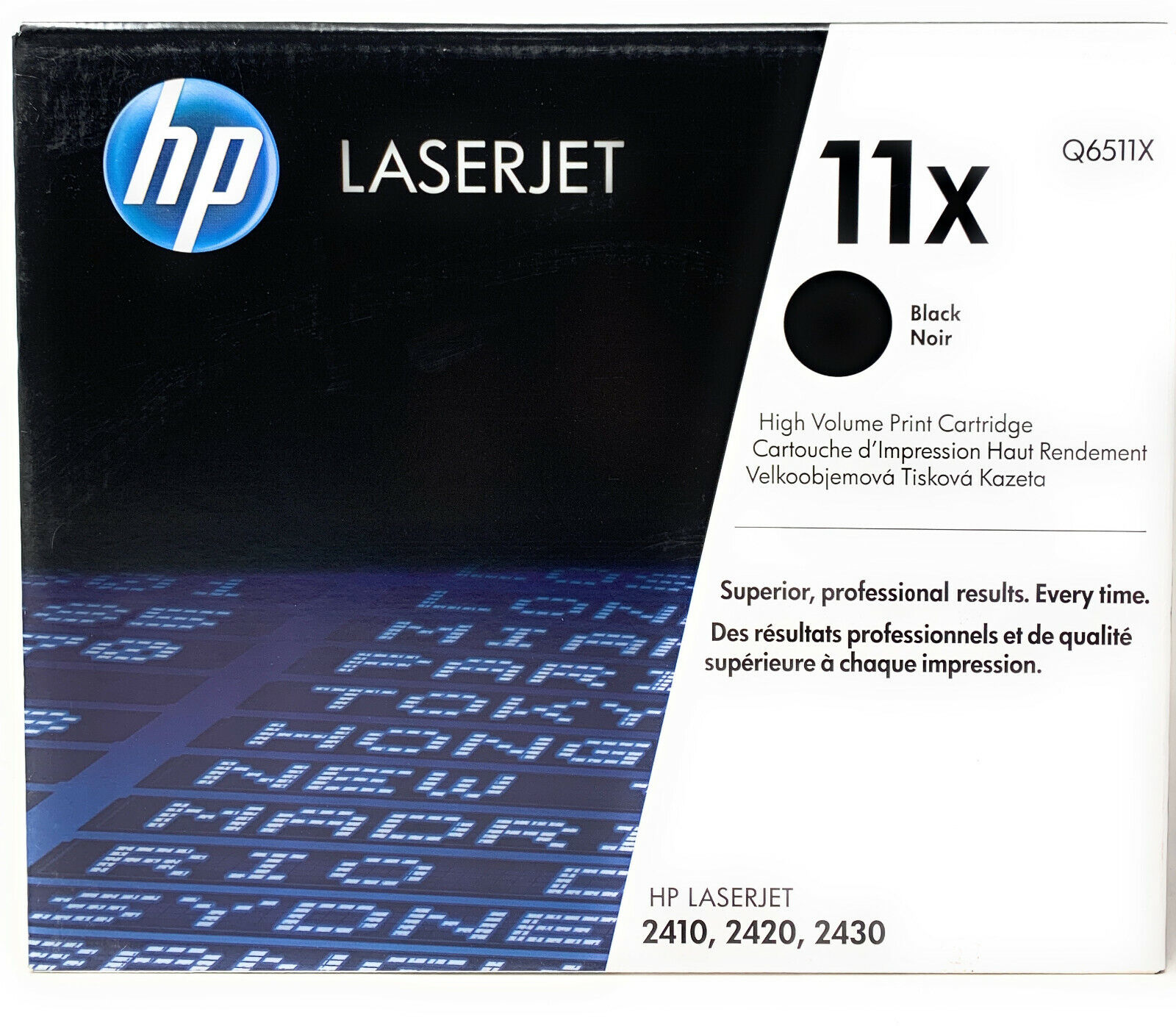 HP Q6511X 11X TONER ORIGINALE NERO LASERJET 2410/2420/2430T/2430DTN [A BOX]