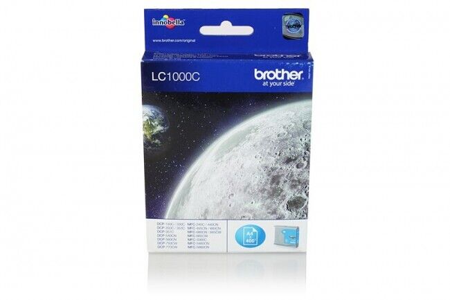 TP CARTUCCIA ORIGINALE BROTHER LC1000 LC-1000C CIANO