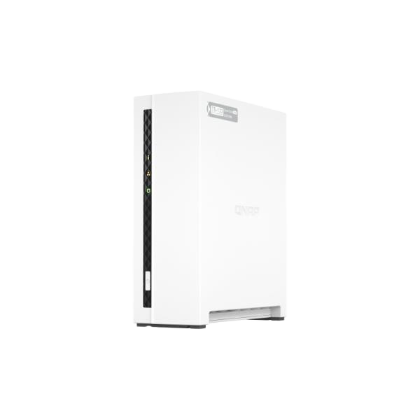 NAS Server QNAP TS-133 1 bay 1 Alloggio 6GB/S Collegamento in Rete