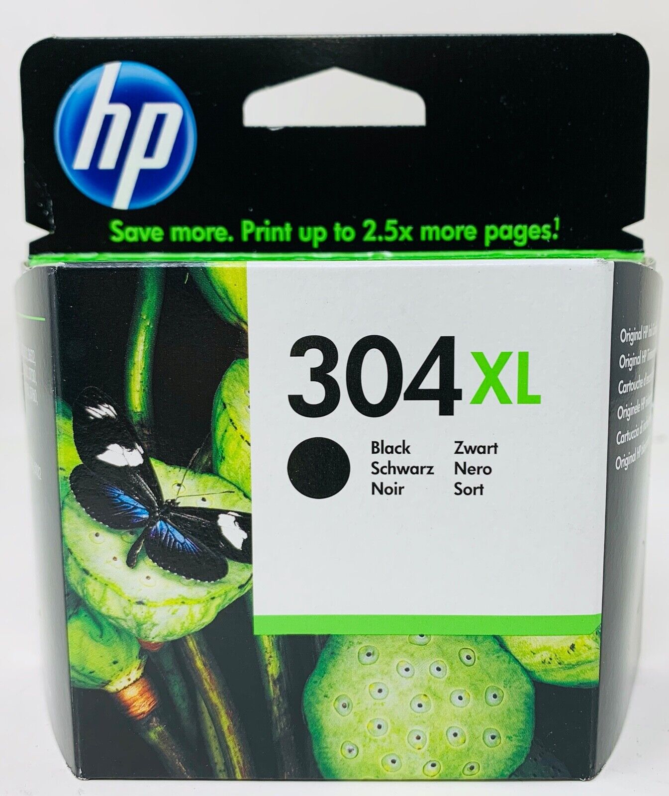 HP N9K08AE HP 304XL CARTUCCIA ORIGINALE NERO XL ENVY 5010/5020/5030/5032