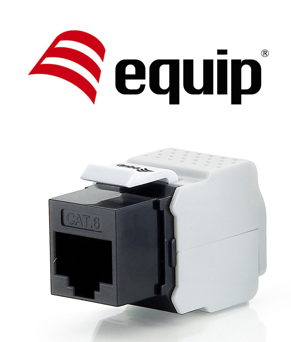 Presa di rete RJ45 Keystone Equip Cat. 6 UTP senza attrezzi TOOLFREE 10 pz