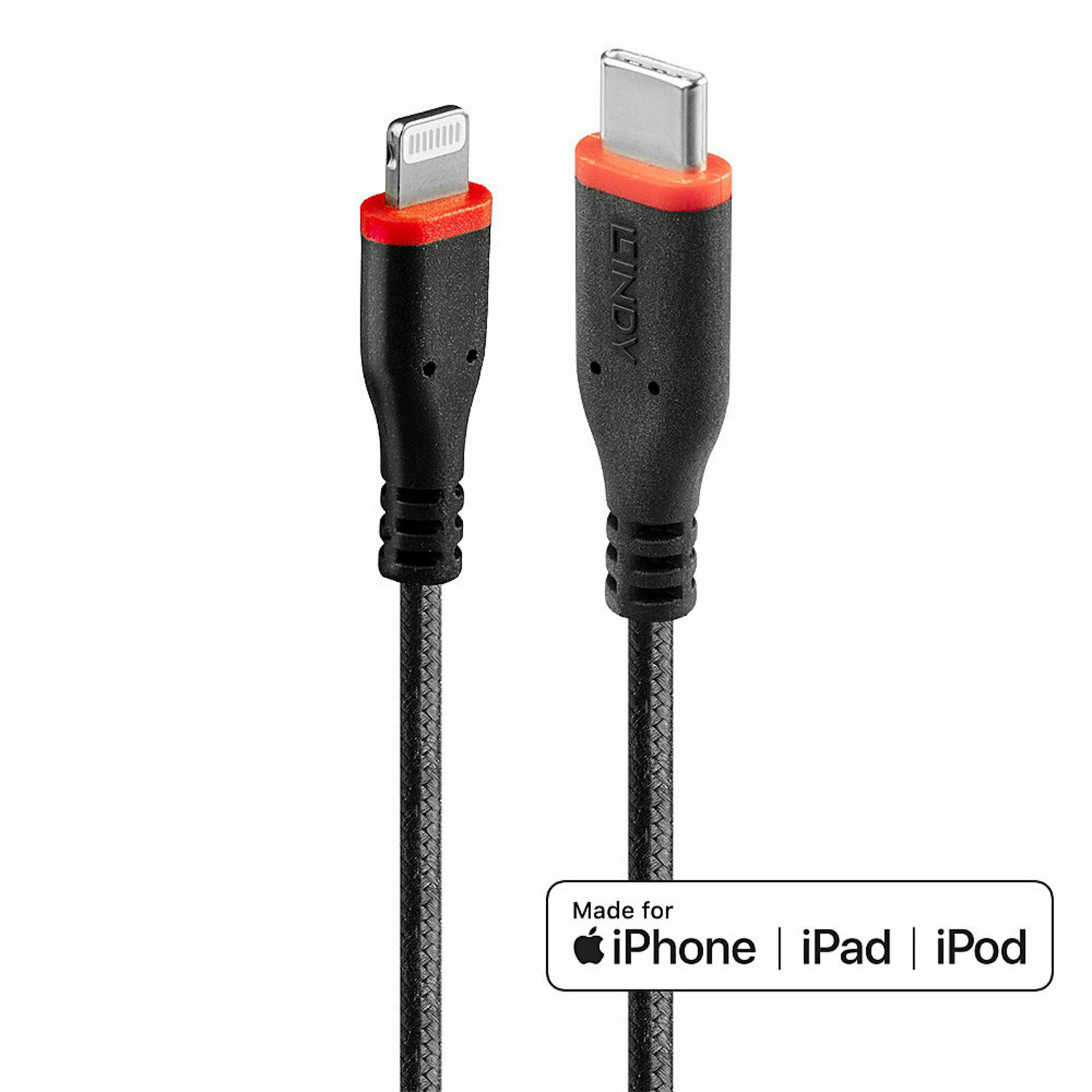 Lindy 31287 Cavo rinforzato USB Tipo C a Lightning per ricarica & sincronizza...