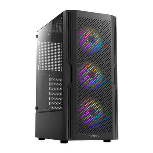 Antec AX20 RGB case Midi Tower No-Power ATX/ITX/mATX Nero