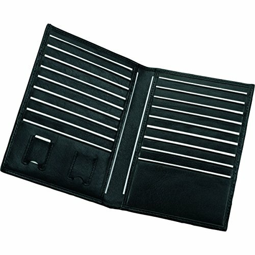 Alassio - Alassio etui de cartes de visite/credit, cuir, noir (T8d)