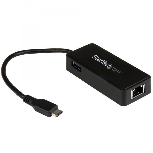 Startech - Networking ADATTATORE DI RETE USB-C A RJ45 GBE CON PORTA USB-A EXTRA