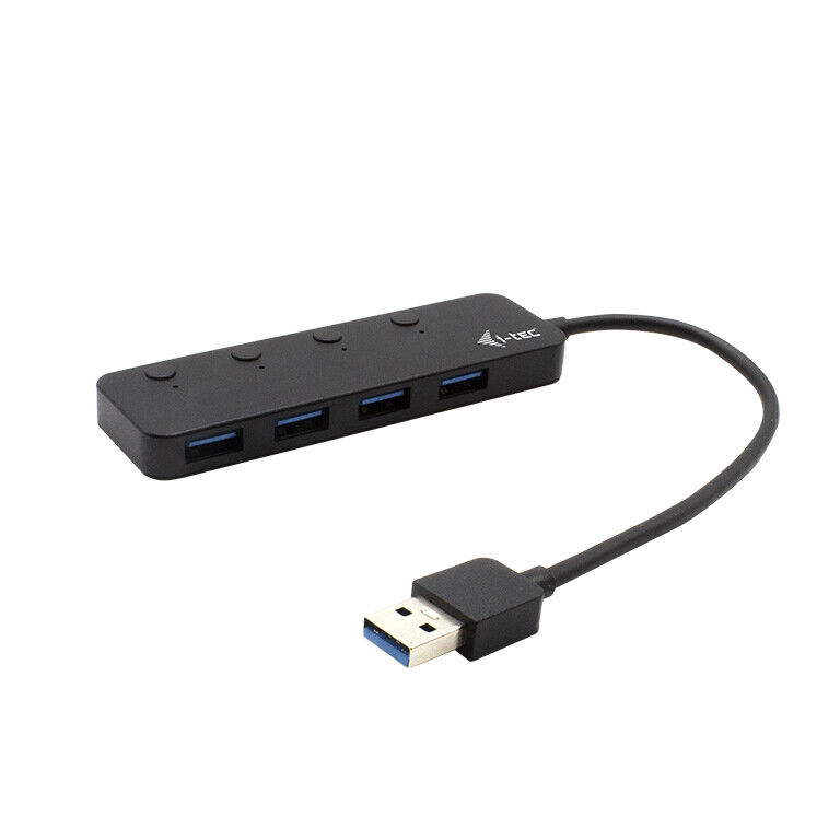 Hub USB 3.0 Metal HUB 4 Port with individual On/Off Switches U3CHARGEHUB4 I-Tec