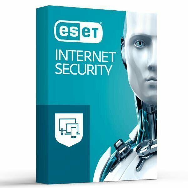 ESET SOFTWARE ANTIVIRUS INTERNET SECURITY  NOD 32 RETAIL BOX 1 ANNO LICENZA FULL