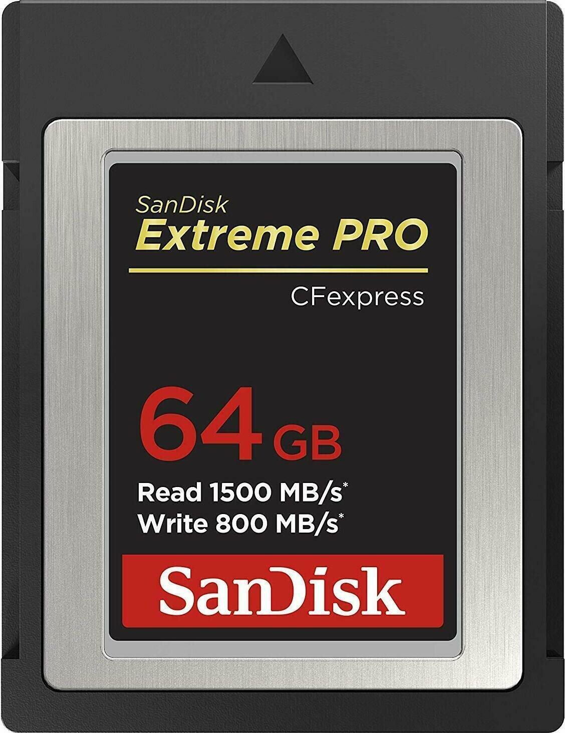 SanDisk Extreme Pro 64 GB CFexpress (SDCFEXPRESS 64GB EXTREME PRO,64 GB, CFexpre