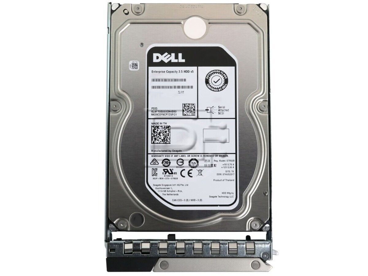 Dell Hard Disk Interno 3,5" 4 TB 7.2K RPM Serail Ata III Hot-Plug - 400-BLLF