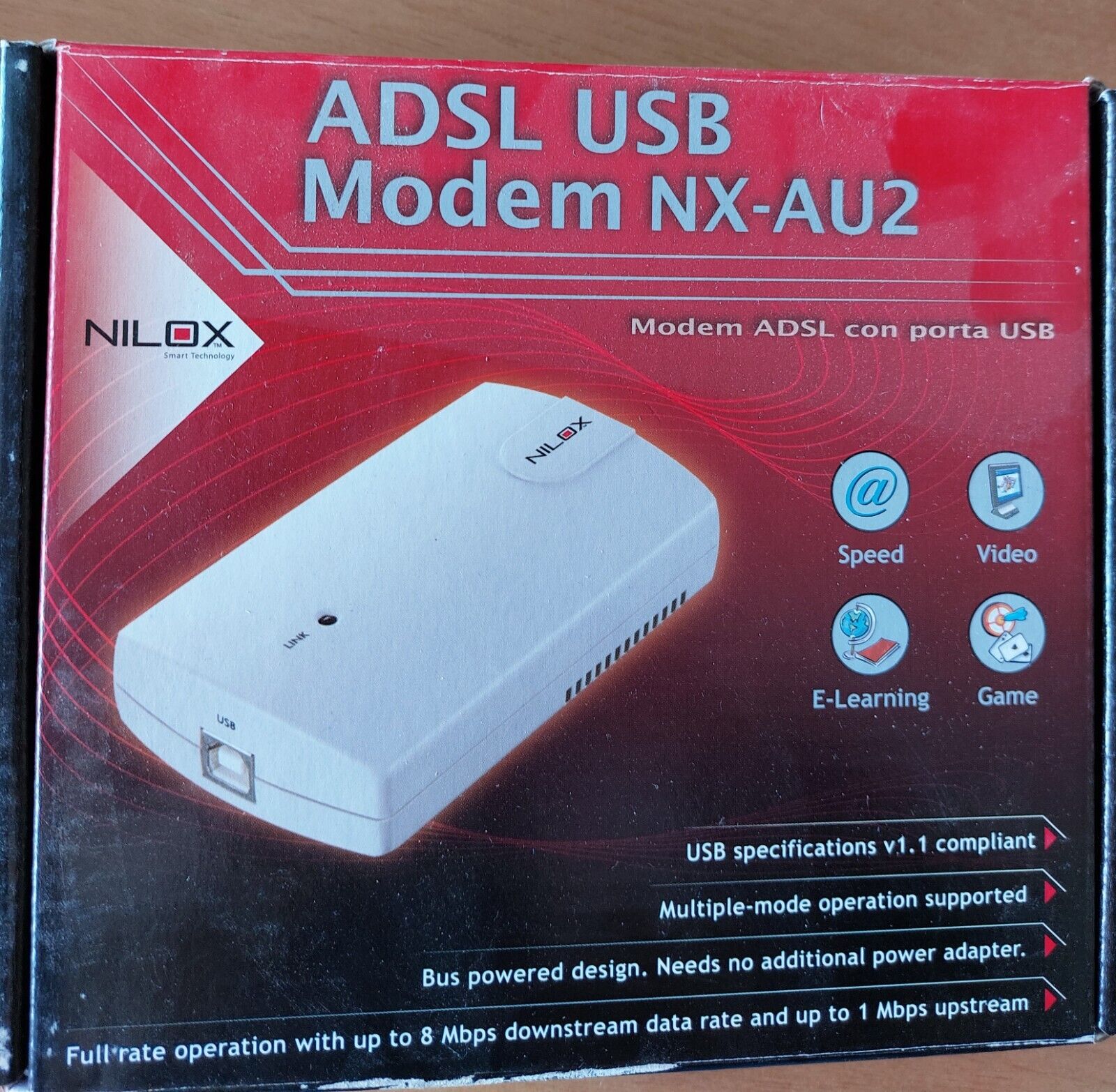 ADSL USB MODEM NX - AU2