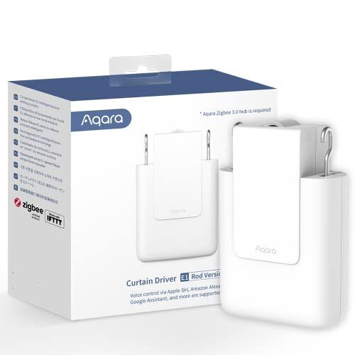 Aqara Curtain Driver E1 (Versione Rod), Richiede un’Hub Aqara Zigbee (j9l)
